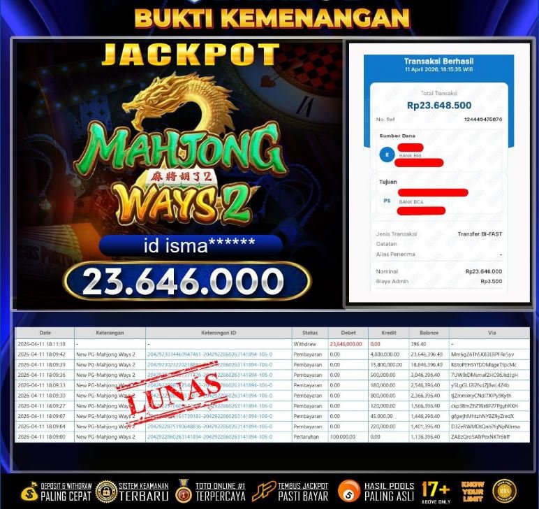 Opaltogel : Bukti Pembayaran JP23