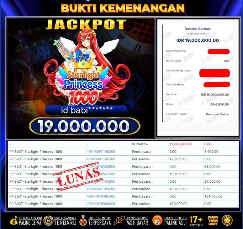 Opaltogel : Bukti Pembayaran JP21